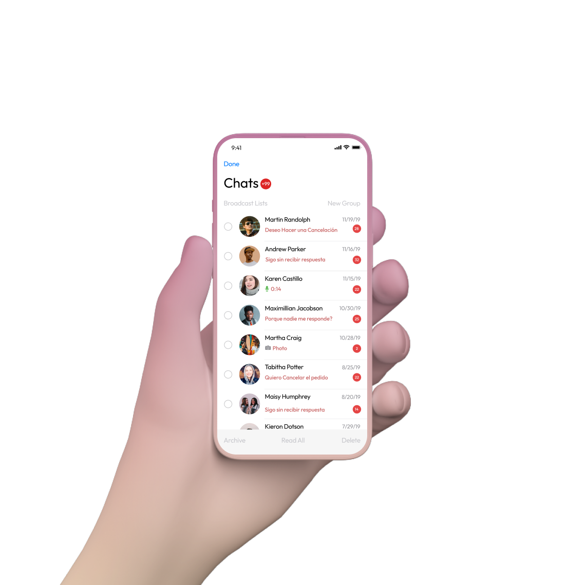 Flowtify App on Mobile Mockup